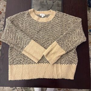 Cozy Chevron Knit Sweater